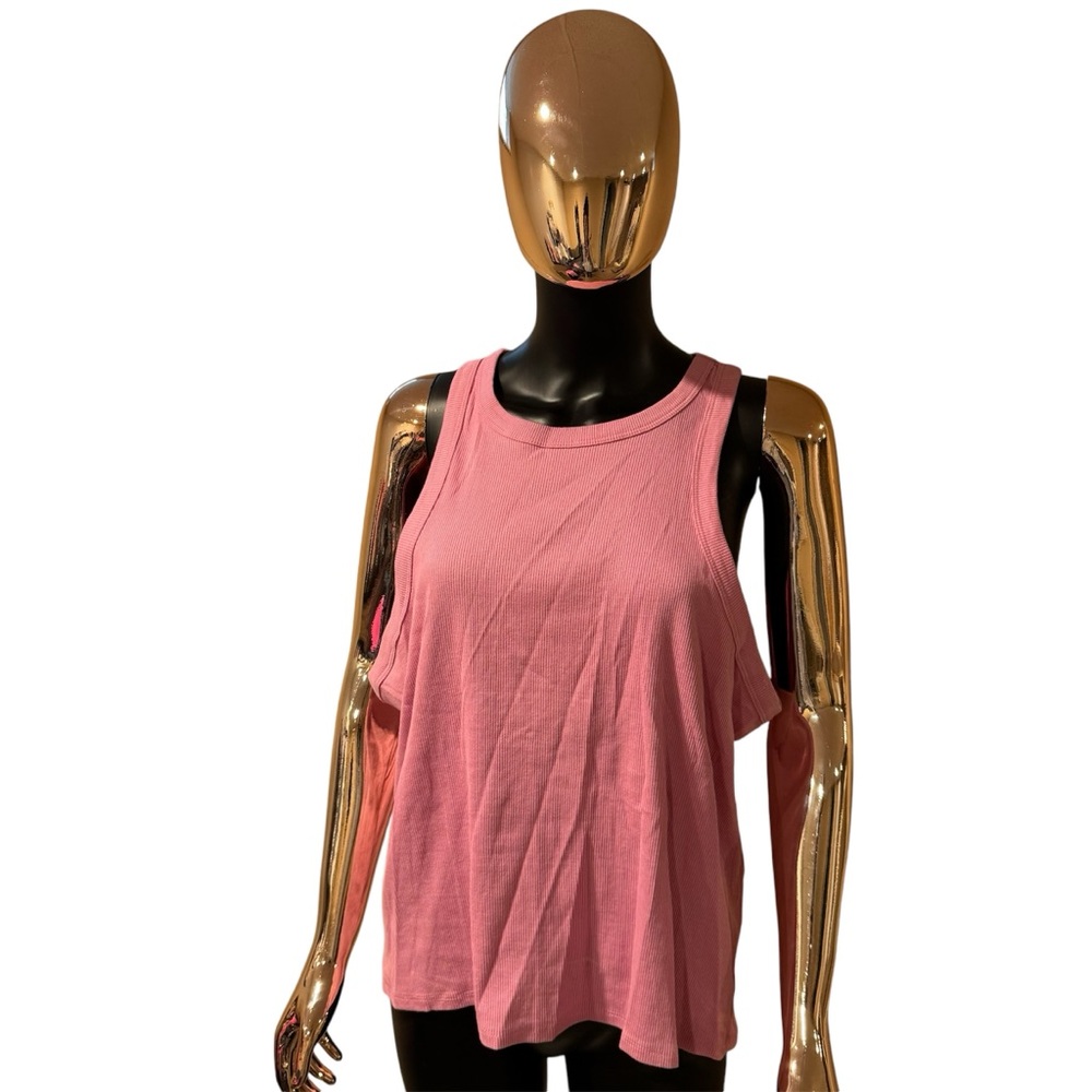 Derek Heart Ribbed Tank Top